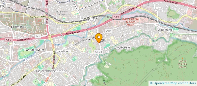 localisation de l'entreprise CH CONCEPTION à MARSEILLE