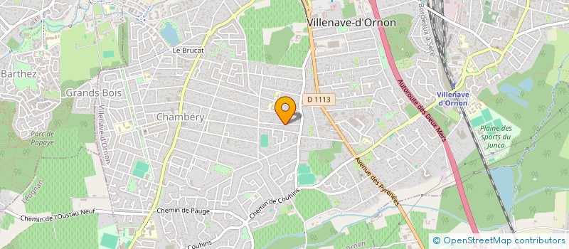 localisation de l'entreprise CH CONSEIL à VILLENAVE-D'ORNON