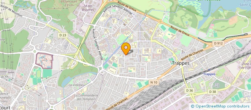 localisation de l'entreprise CH CONSEIL ET GESTION à TRAPPES