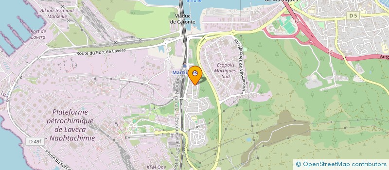 localisation de l'entreprise CH CONSEILS  MARTIGUES