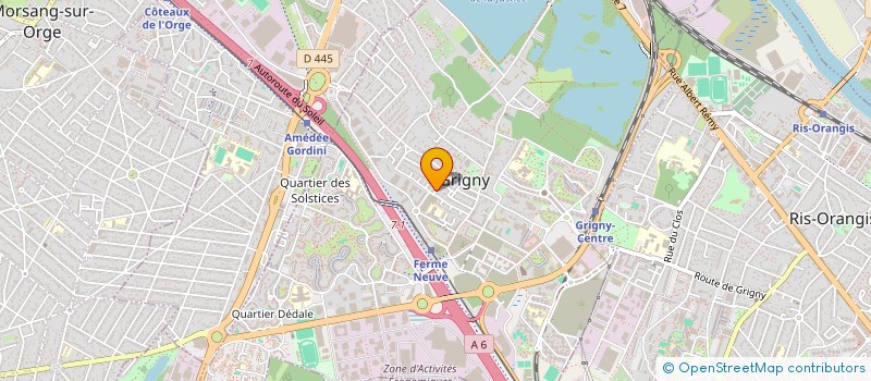 localisation de l'entreprise CH CONSULTANT à GRIGNY