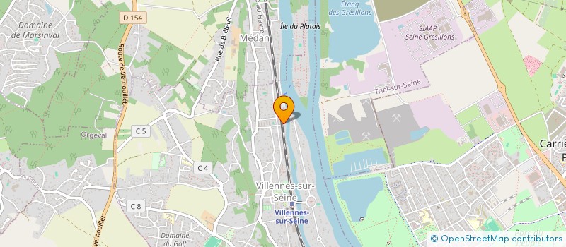 localisation de l'entreprise CH CONSULTING à VILLENNES-SUR-SEINE