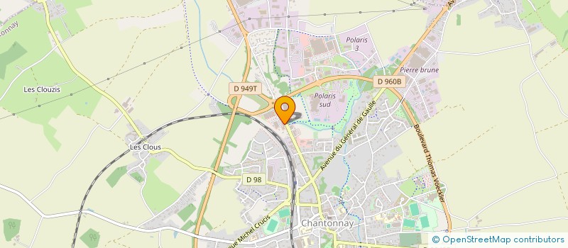 localisation de l'entreprise CH DAGORNE à CHANTONNAY