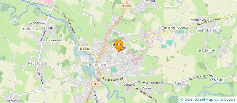 localisation de l'entreprise CH DE PONT DE VAUX  PONT-DE-VAUX