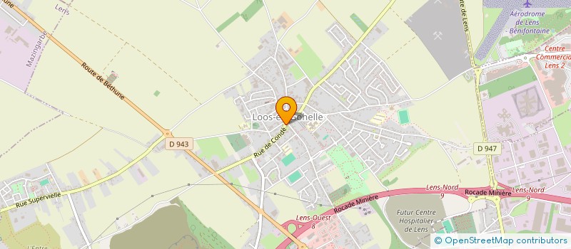 localisation de l'entreprise CH'ES BIEAUX GARDINS  LOOS-EN-GOHELLE