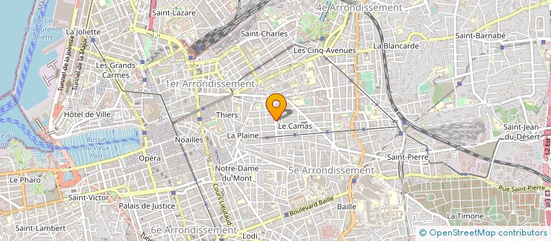 localisation de l'entreprise CH ETANCHEITE ISOLATION à MARSEILLE