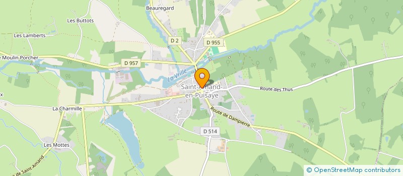 localisation de l'entreprise CH'EUX NOUS LES FETES SAINT-AMAND-EN-PUISAYE à SAINT-AMAND-EN-PUISAYE