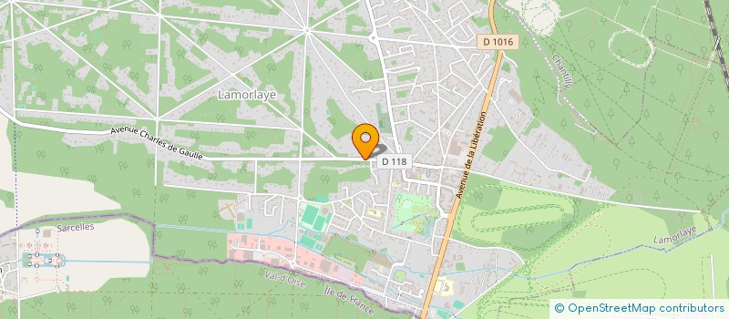 localisation de l'entreprise CH FINANCE  LAMORLAYE