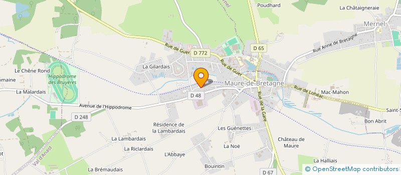 localisation de l'entreprise CH FINANCES  REDON