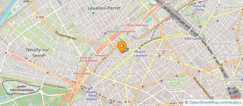 localisation de l'entreprise CH FRET à BAGNOLET