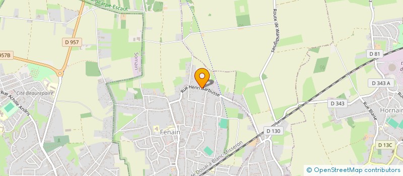 localisation de l'entreprise CH GALLET  FENAIN