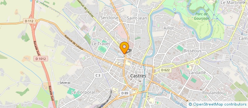 localisation de l'entreprise CH GAMING BAR  CASTRES