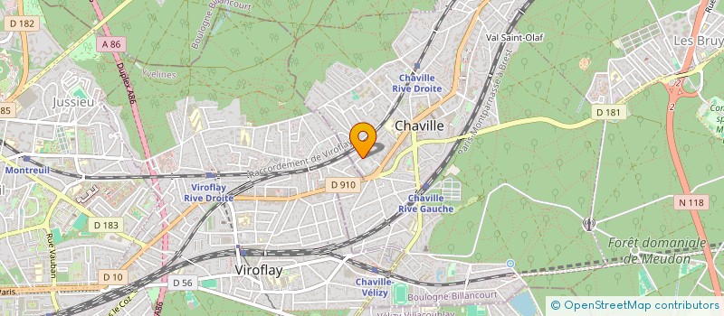 localisation de l'entreprise CH.GH à CHAVILLE