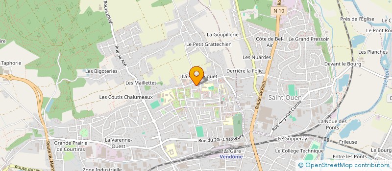 localisation de l'entreprise CH- GLOBAL BAT  VENDOME