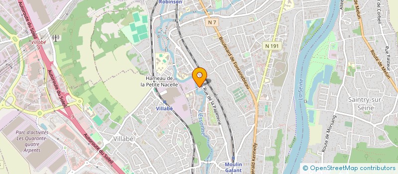 localisation de l'entreprise CH- GLOBAL CONCEPT  CORBEIL-ESSONNES
