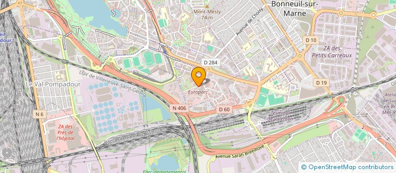 localisation de l'entreprise CH HOLDING à CRETEIL