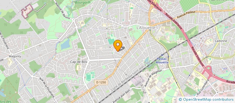 localisation de l'entreprise CH HOLDING  PESSAC