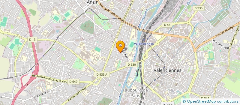 localisation de l'entreprise CH IMMO  VALENCIENNES