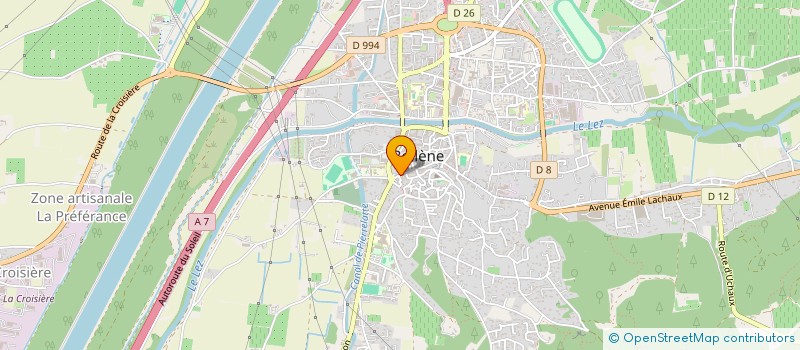 localisation de l'entreprise CH INSTALLATION SERVICES  BOLLENE