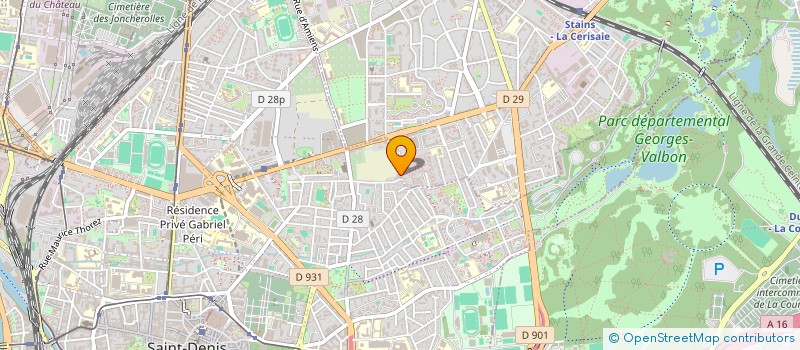 localisation de l'entreprise CH INVEST GROUP à STAINS