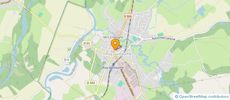 localisation de l'entreprise CH LEONARD PUBLISPORT  PUY-GUILLAUME