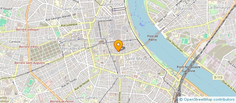 localisation de l'entreprise CH LIBOURNE  BORDEAUX