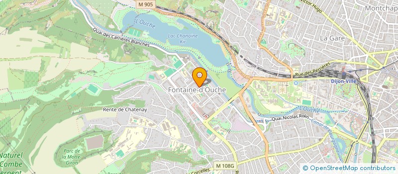 localisation de l'entreprise CH MACONNERIE à DIJON