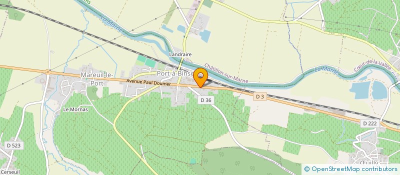 localisation de l'entreprise CH MANGOT  MAREUIL-LE-PORT