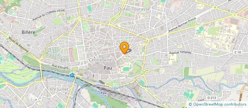 localisation de l'entreprise CH MINCEUR à PAU