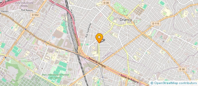 localisation de l'entreprise CH MODE  DRANCY