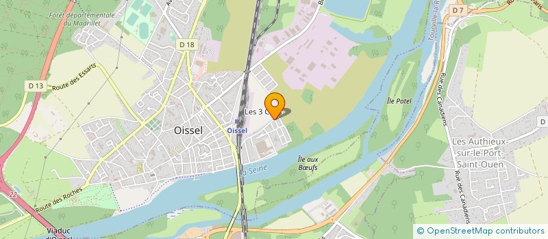 localisation de l'entreprise CH MULTI-POSE à OISSEL