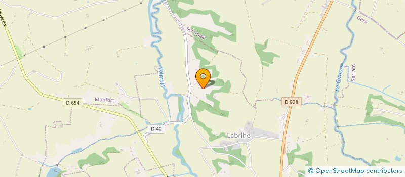 localisation de l'entreprise CH MULTISERVICE GERSOIS  SAINT-ANTONIN