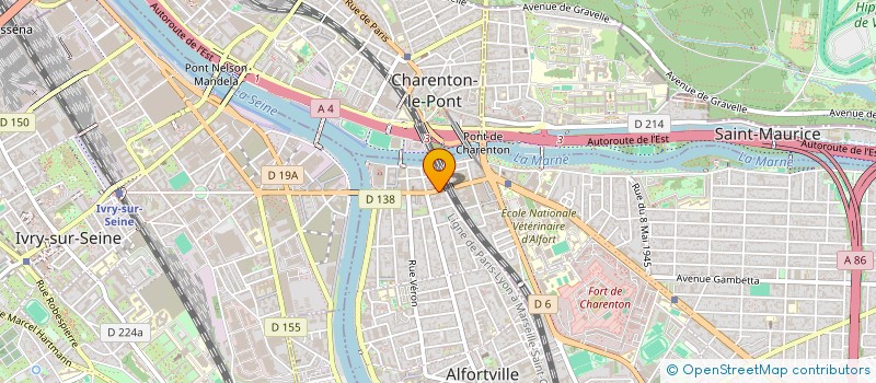 localisation de l'entreprise CH.NAW à ALFORTVILLE