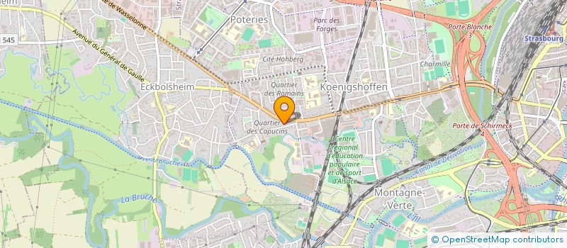 localisation de l'entreprise CH NETTOYAGE à STRASBOURG
