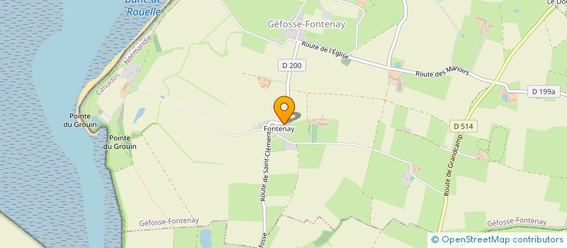 localisation de l'entreprise CH PARTNERS CONSEIL  GEFOSSE-FONTENAY