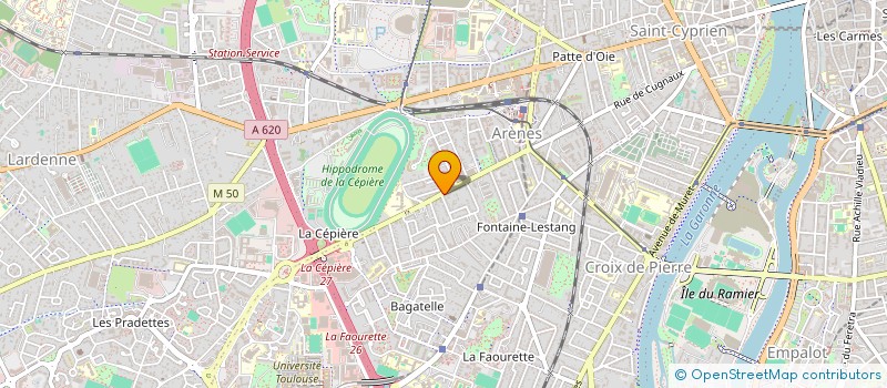 localisation de l'entreprise CH PEINTURE & RENOVATION à TOULOUSE