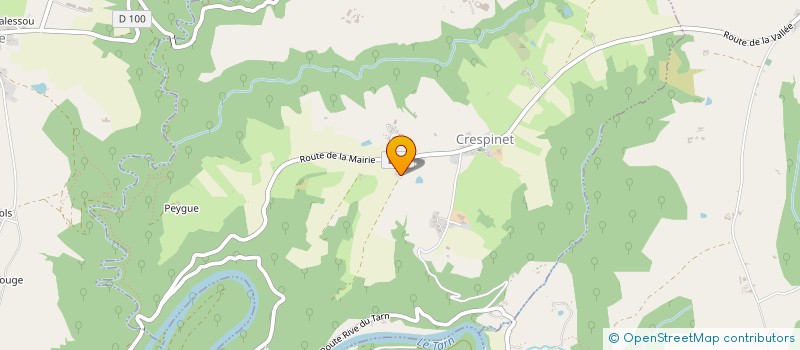 localisation de l'entreprise CH PISCINES 81  CRESPINET