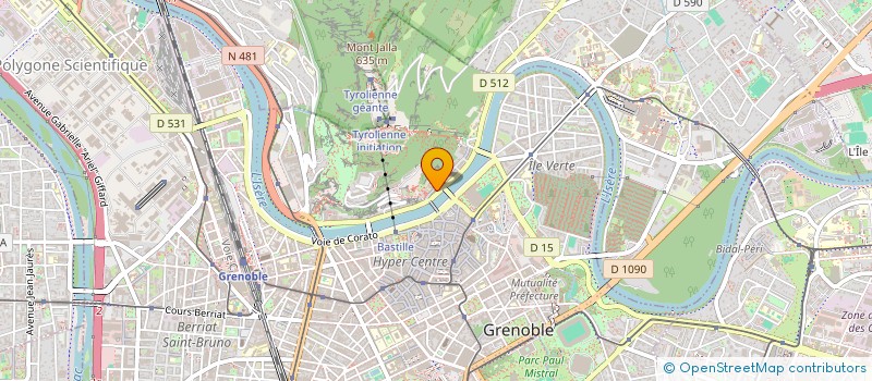 localisation de l'entreprise CH PLATRERIE  GRENOBLE