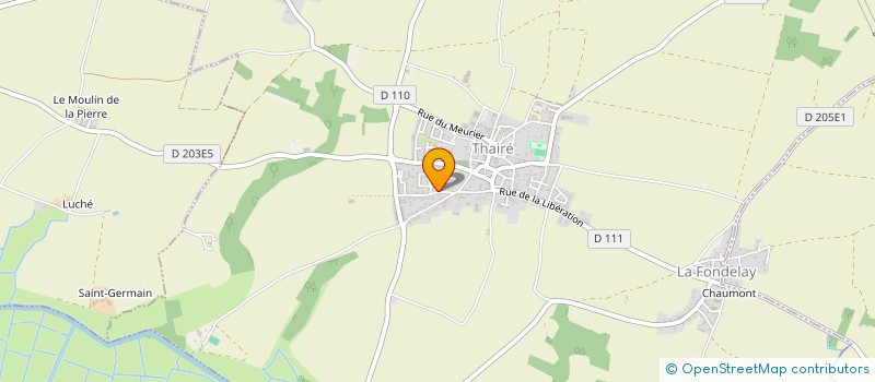 localisation de l'entreprise CH REPRESENTATION SERVICES  THAIRE