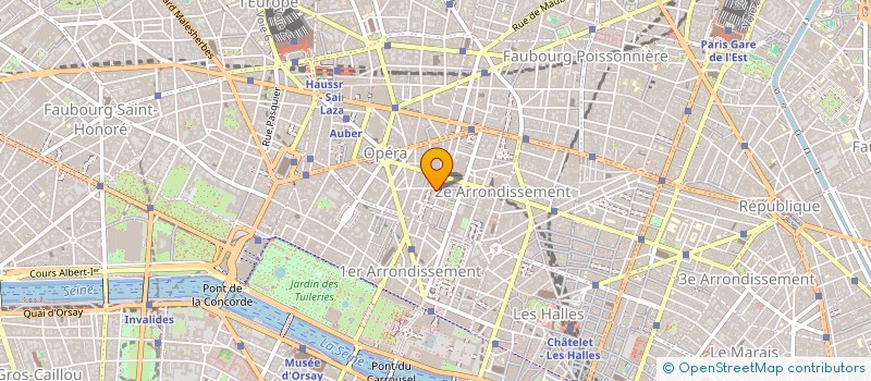 localisation de l'entreprise CH RESTAURATION à PARIS