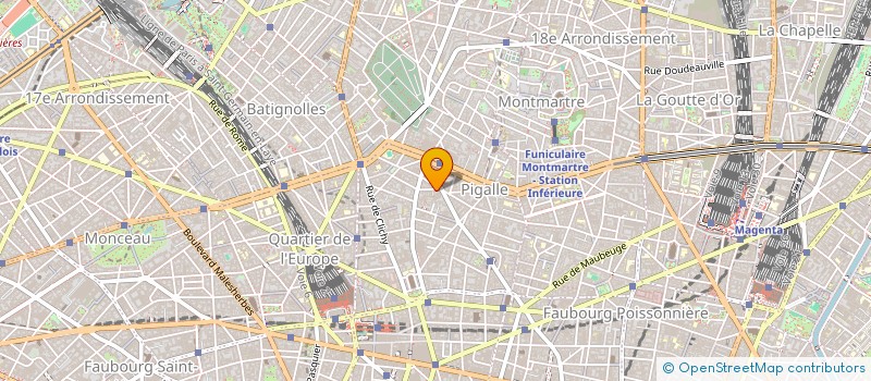 localisation de l'entreprise CH SARL à PARIS