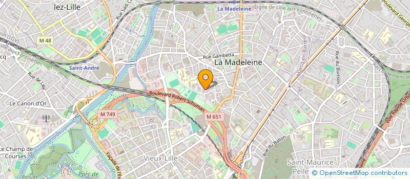 localisation de l'entreprise CH SYND AGENTS ASSUR ARR LILLE à LA MADELEINE