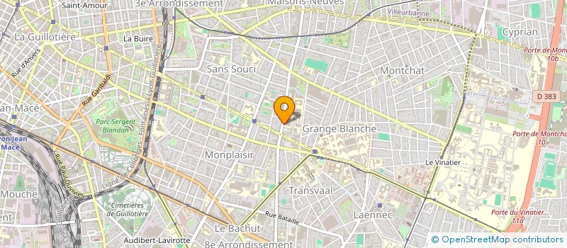 localisation de l'entreprise CH SYND AMEUBLEMENT LYON  LYON