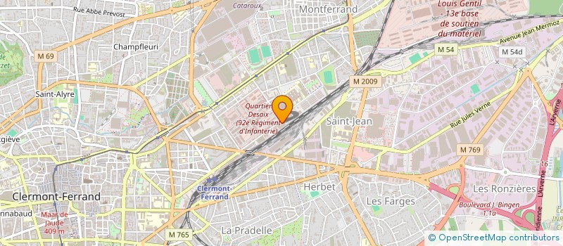 localisation de l'entreprise CH SYND DES VINS SPIRITUEUX  CLERMONT-FERRAND