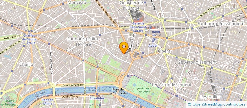 localisation de l'entreprise CH SYND FABRICANT TISSU FEUT à PARIS