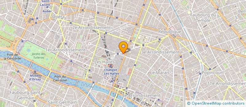 localisation de l'entreprise CH SYND NAT MERCERI BONNET  PARIS