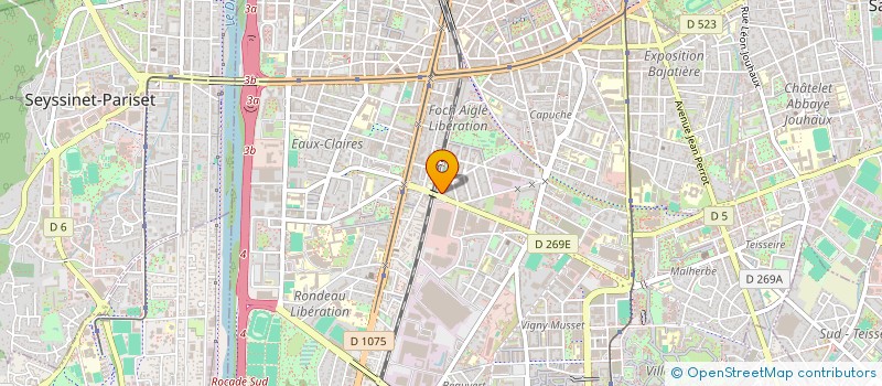 localisation de l'entreprise CH SYND NEG COMBUST ISERE à GRENOBLE