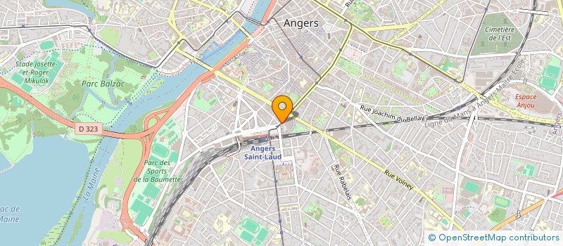 localisation de l'entreprise CH SYND PROPRIETAIRES COPROPRIET M ET L à ANGERS