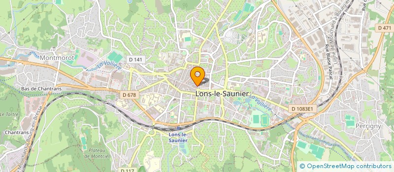 localisation de l'entreprise CH SYNDICALE DES PROPRIETAIRES ET COPRO à LONS-LE-SAUNIER