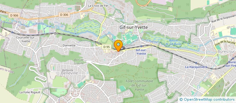 localisation de l'entreprise CH & TECH  GIF-SUR-YVETTE